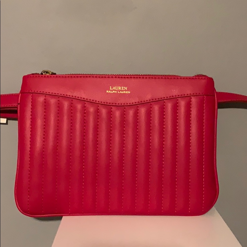 Red Ralph Lauren fanny pack